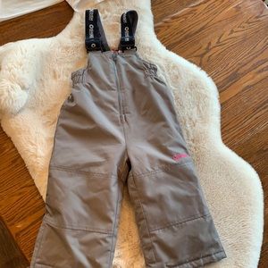 NWOT. Oshkosh girls snow bibs